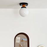 mid-century-modern-white-globe-glass-ceiling-lamp-semi-flush-mount-light-fixture
