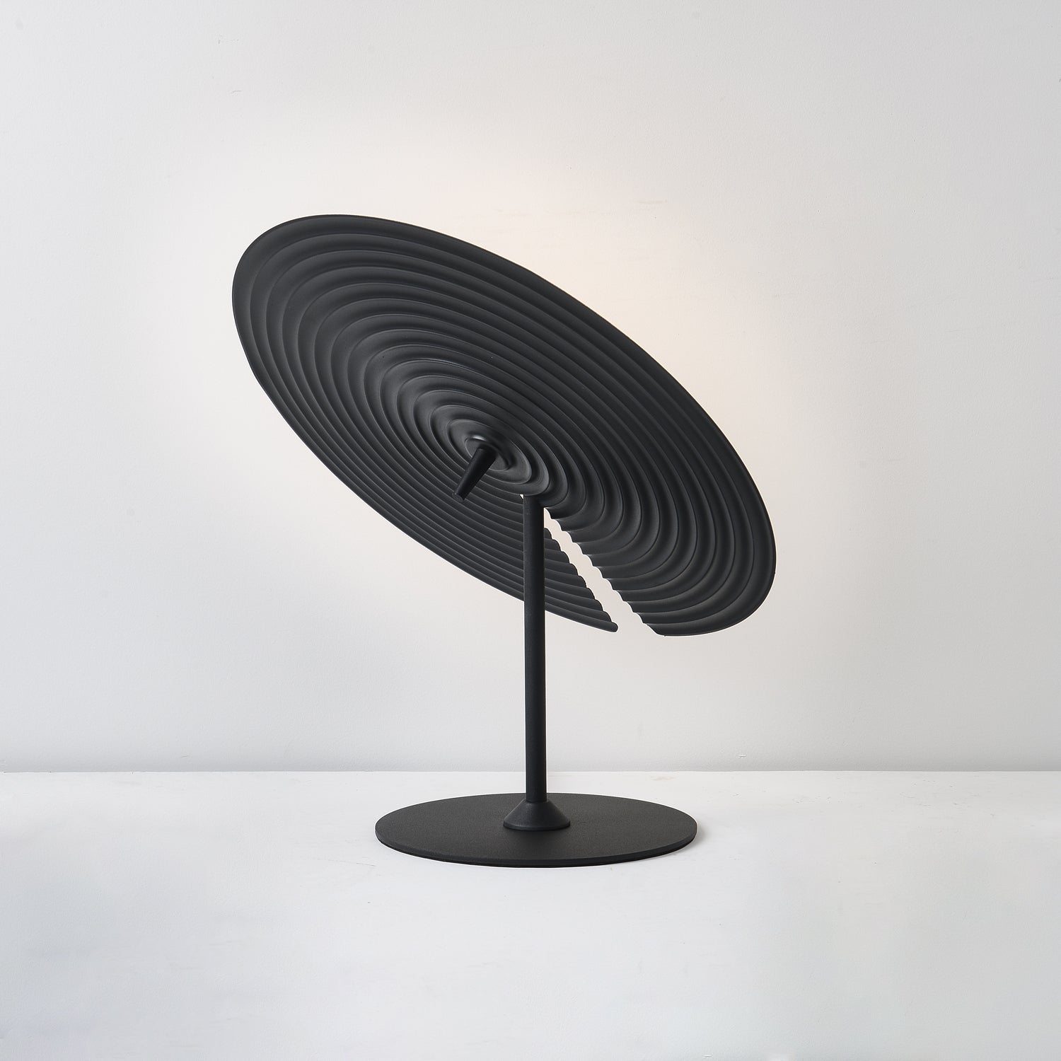 Symphony Modern Adjustable Table Lamp with Rotating Glass Shade and Magnet System