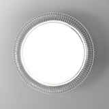 Modern Minimalist Round LED Ceiling Light Aluminum Flush Mount Fixture with Acrylic Diffuser