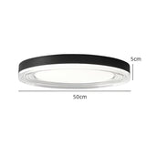Mimi North Modern LED Flush Mount Ceiling Lamp for Minimalist Interior Lighting