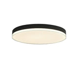 Modern Minimalist Flush Mount LED Ceiling Light Round Aluminum Fixture for Living Room Bedroom