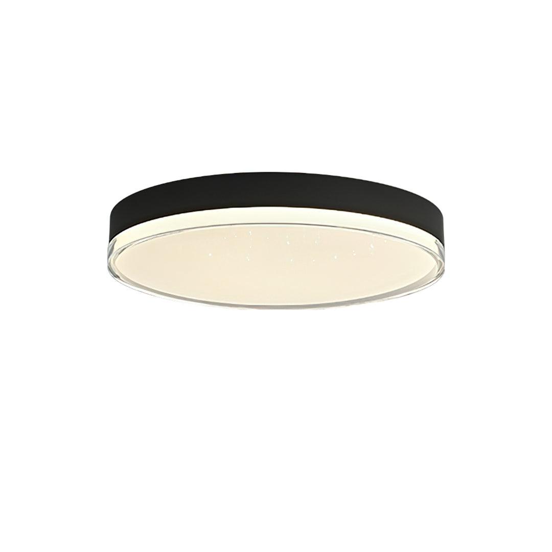 Modern Minimalist Flush Mount LED Ceiling Light Round Aluminum Fixture for Living Room Bedroom