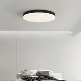 Modern Minimalist Flush Mount LED Ceiling Light Round Aluminum Fixture for Living Room Bedroom