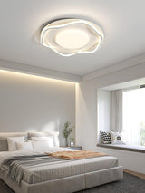 Modern LED Cloud Shape Flush Mount Ceiling Light for Bedroom and Study Room