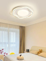 Modern LED Cloud Shape Flush Mount Ceiling Light for Bedroom and Study Room