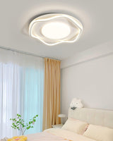 Modern LED Cloud Shape Flush Mount Ceiling Light for Bedroom and Study Room
