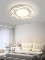 Modern LED Cloud Shape Flush Mount Ceiling Light for Bedroom and Study Room