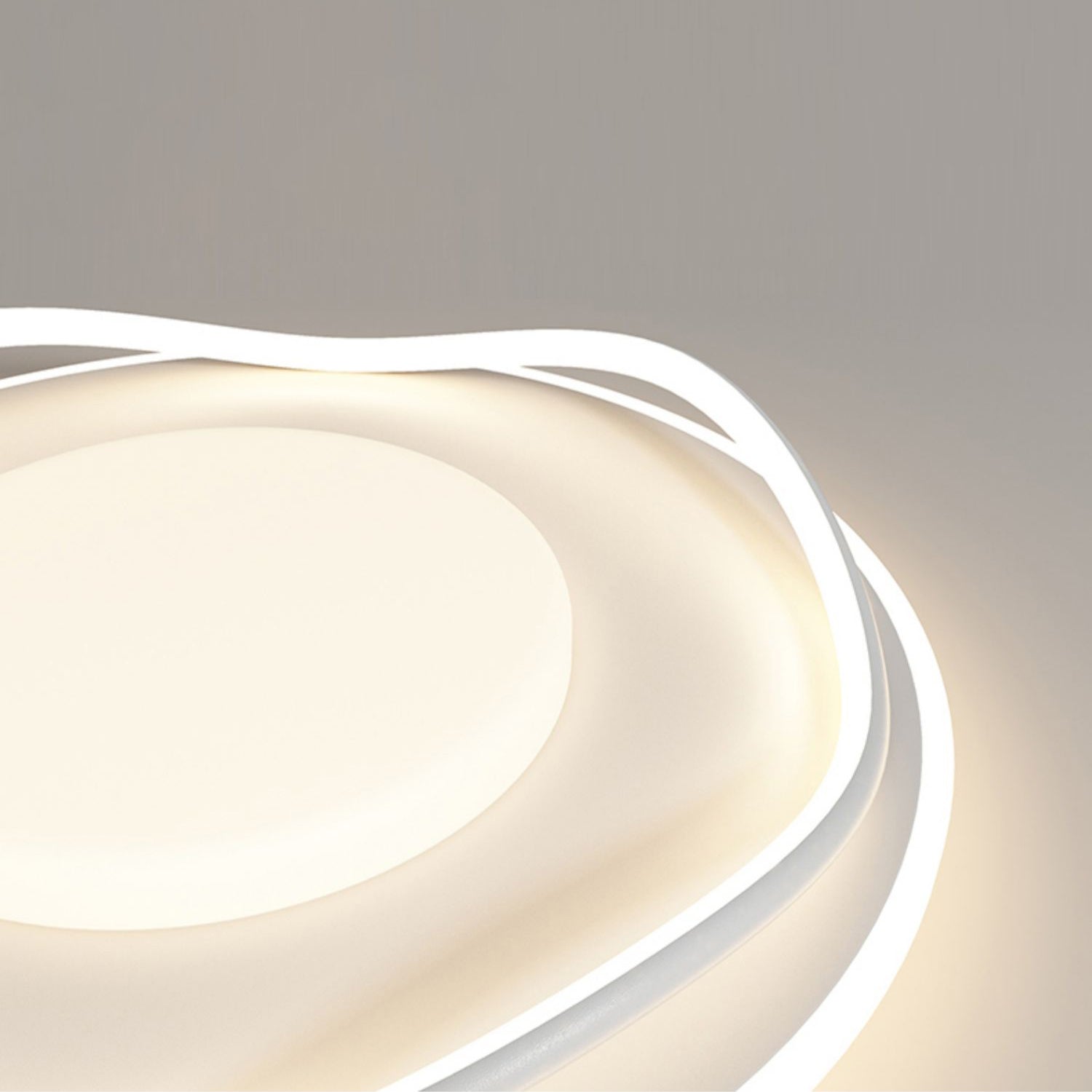 Modern LED Cloud Shape Flush Mount Ceiling Light for Bedroom and Study Room