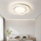 Modern LED Cloud Shape Flush Mount Ceiling Light for Bedroom and Study Room
