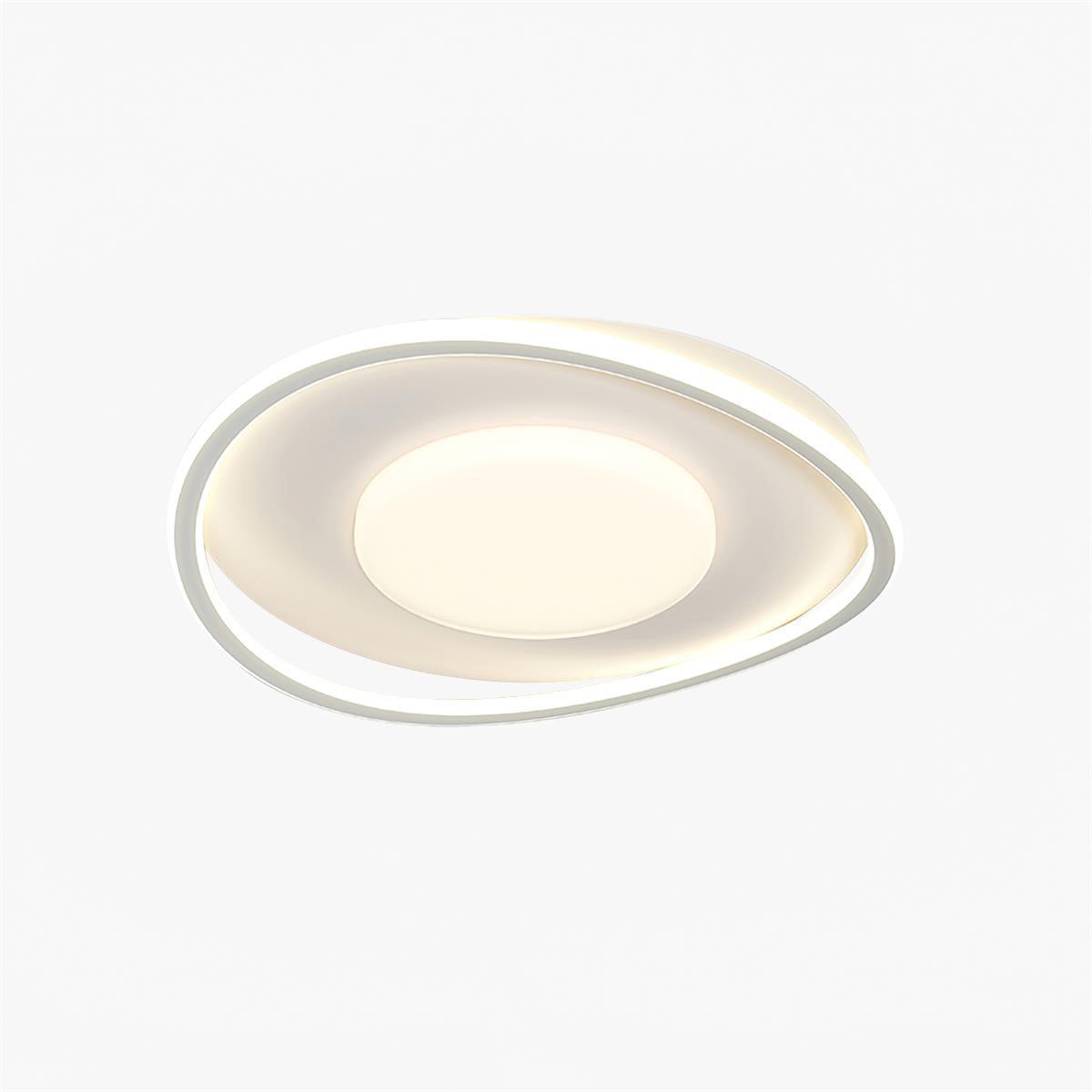 Scandinavian Style Minimalist Geometric LED Flush Mount Ceiling Light for Modern Home Decor