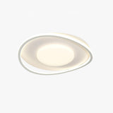 Scandinavian Style Minimalist Geometric LED Flush Mount Ceiling Light for Modern Home Decor