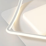 Scandinavian Style Minimalist Geometric LED Flush Mount Ceiling Light for Modern Home Decor