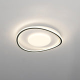 Scandinavian Style Minimalist Geometric LED Flush Mount Ceiling Light for Modern Home Decor