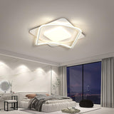Scandinavian Style Minimalist Geometric LED Flush Mount Ceiling Light for Modern Home Decor