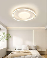 Scandinavian Style Minimalist Geometric LED Flush Mount Ceiling Light for Modern Home Decor