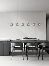 modern-linear-led-island-chandelier-with-conical-glass-shades-and-acrylic-lens-for-dining-room