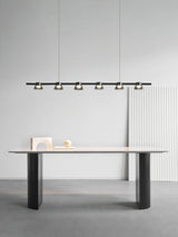 modern-linear-led-island-chandelier-with-conical-glass-shades-and-acrylic-lens-for-dining-room