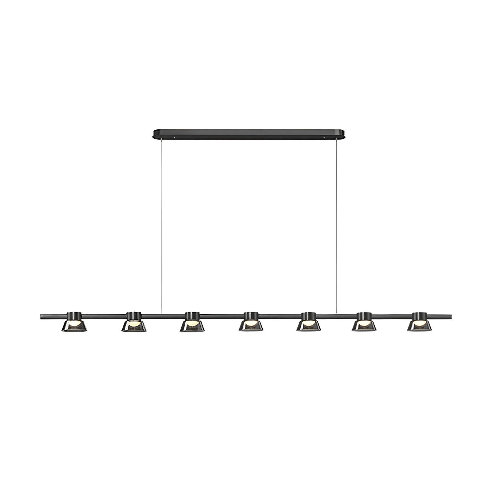 modern-linear-led-island-chandelier-with-conical-glass-shades-and-acrylic-lens-for-dining-room