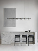 modern-linear-led-island-chandelier-with-conical-glass-shades-and-acrylic-lens-for-dining-room
