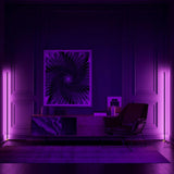 Minimalist Modern LED Floor Lamp Vertical Uplight for Contemporary Living Spaces