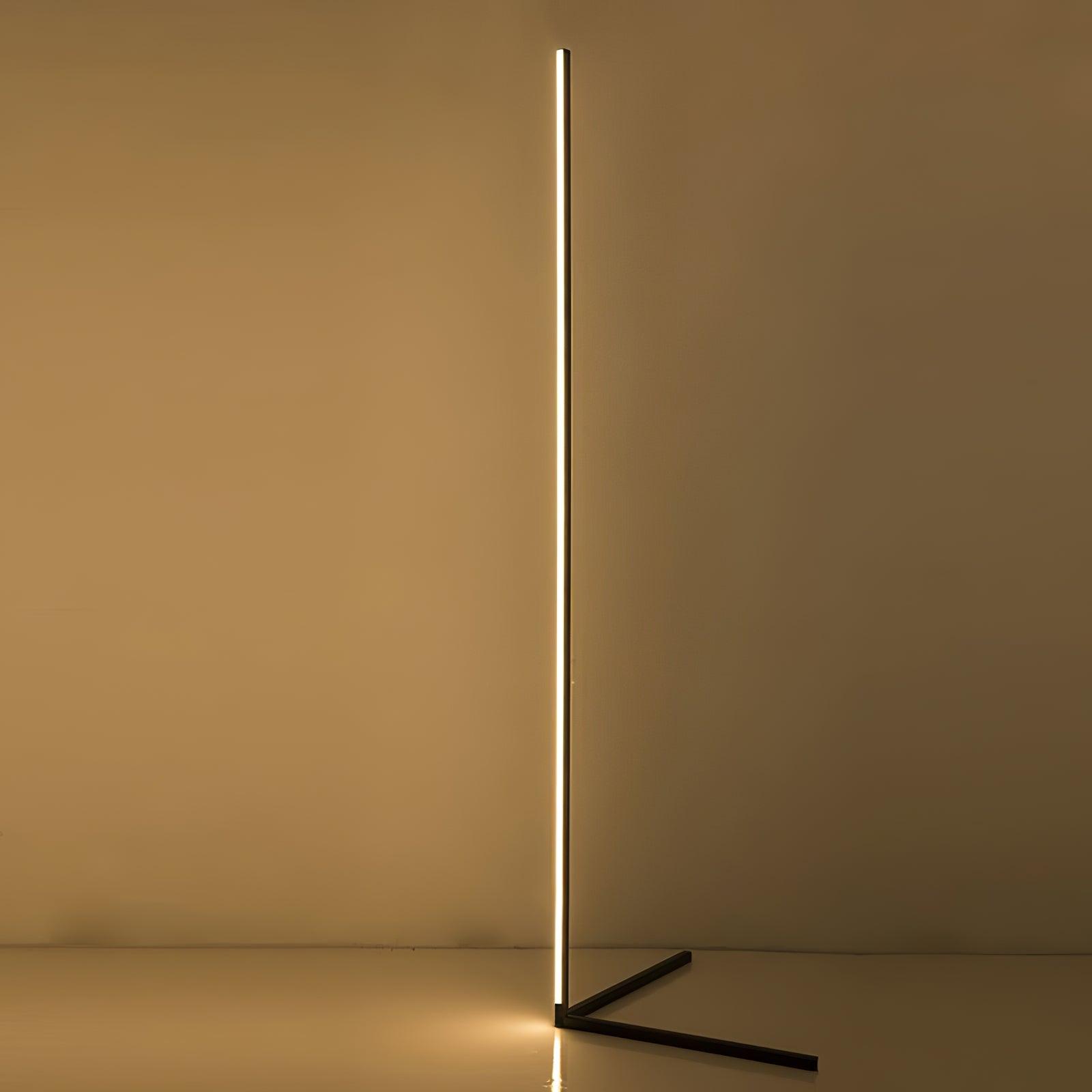 Minimalist Modern LED Floor Lamp Vertical Uplight for Contemporary Living Spaces