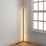 Minimalist Modern LED Floor Lamp Vertical Uplight for Contemporary Living Spaces