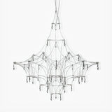 Mira Modern Crystal Flush Mount Ceiling Chandelier Luxury LED Starry Sky Light