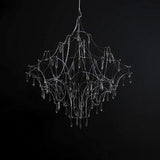 Mira Modern Crystal Flush Mount Ceiling Chandelier Luxury LED Starry Sky Light