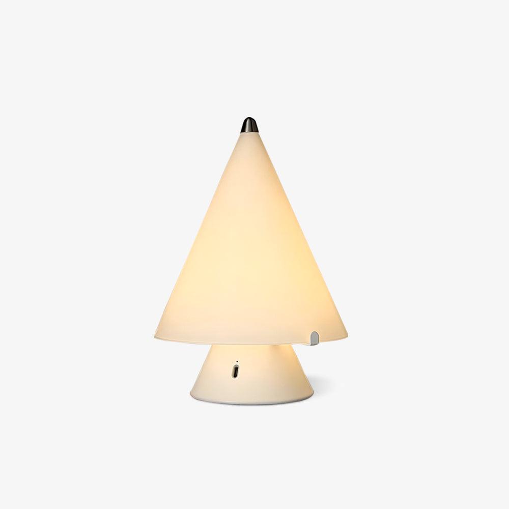 Modern Miza Glass LED Table Lamp Touch Control Dimmable Reading Light for Bedside and Office