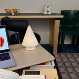 Modern Miza Glass LED Table Lamp Touch Control Dimmable Reading Light for Bedside and Office