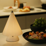Modern Miza Glass LED Table Lamp Touch Control Dimmable Reading Light for Bedside and Office