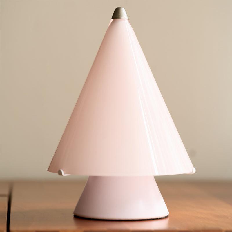 Modern Miza Glass LED Table Lamp Touch Control Dimmable Reading Light for Bedside and Office