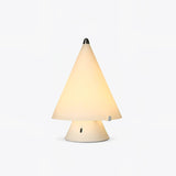 Modern Miza Glass LED Table Lamp Touch Control Dimmable Reading Light for Bedside and Office