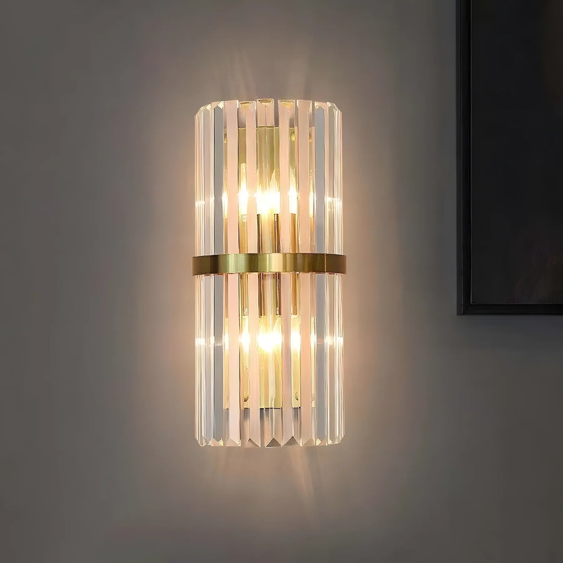 Modern Chic Stainless Steel Luxurious Wall Light