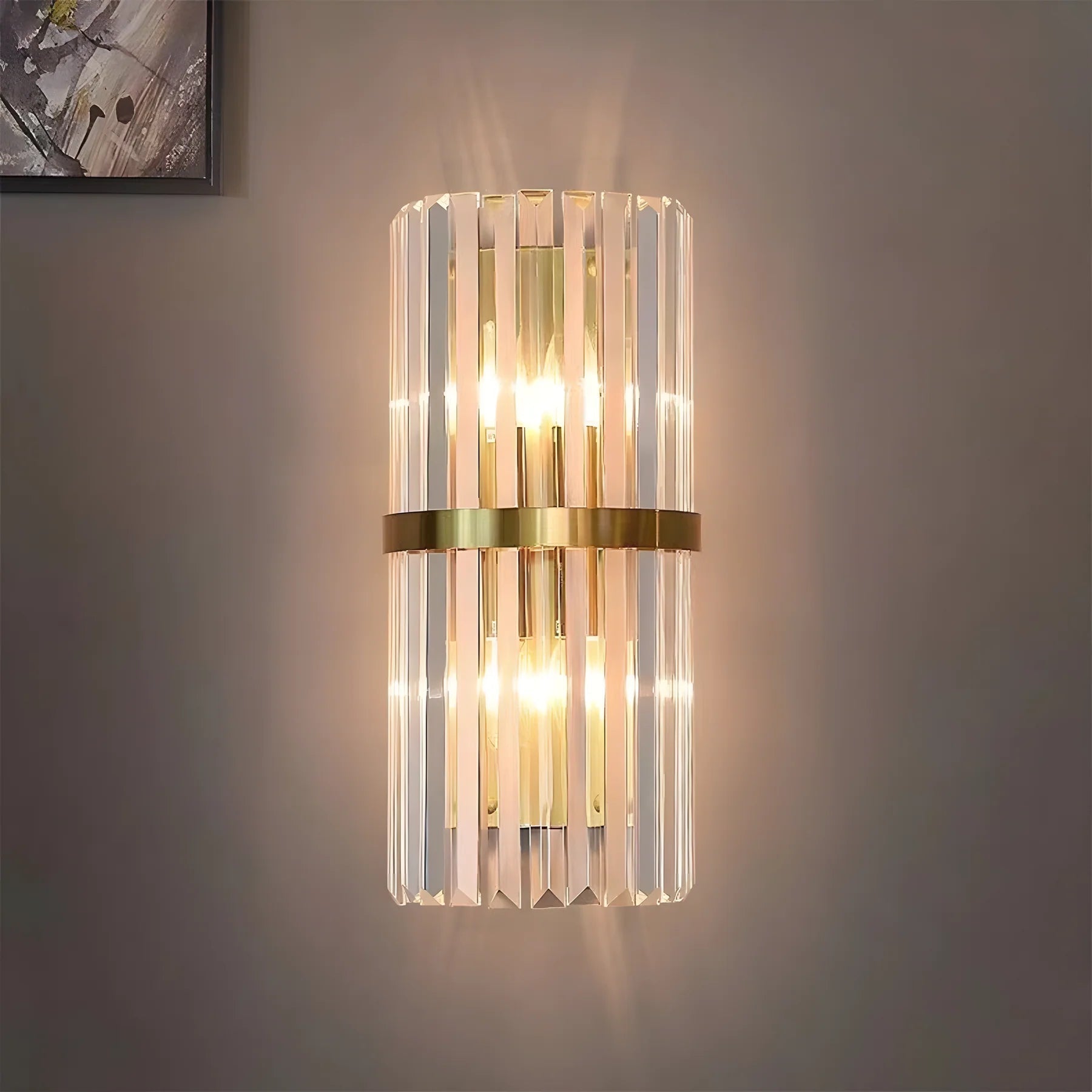Modern Chic Stainless Steel Luxurious Wall Light