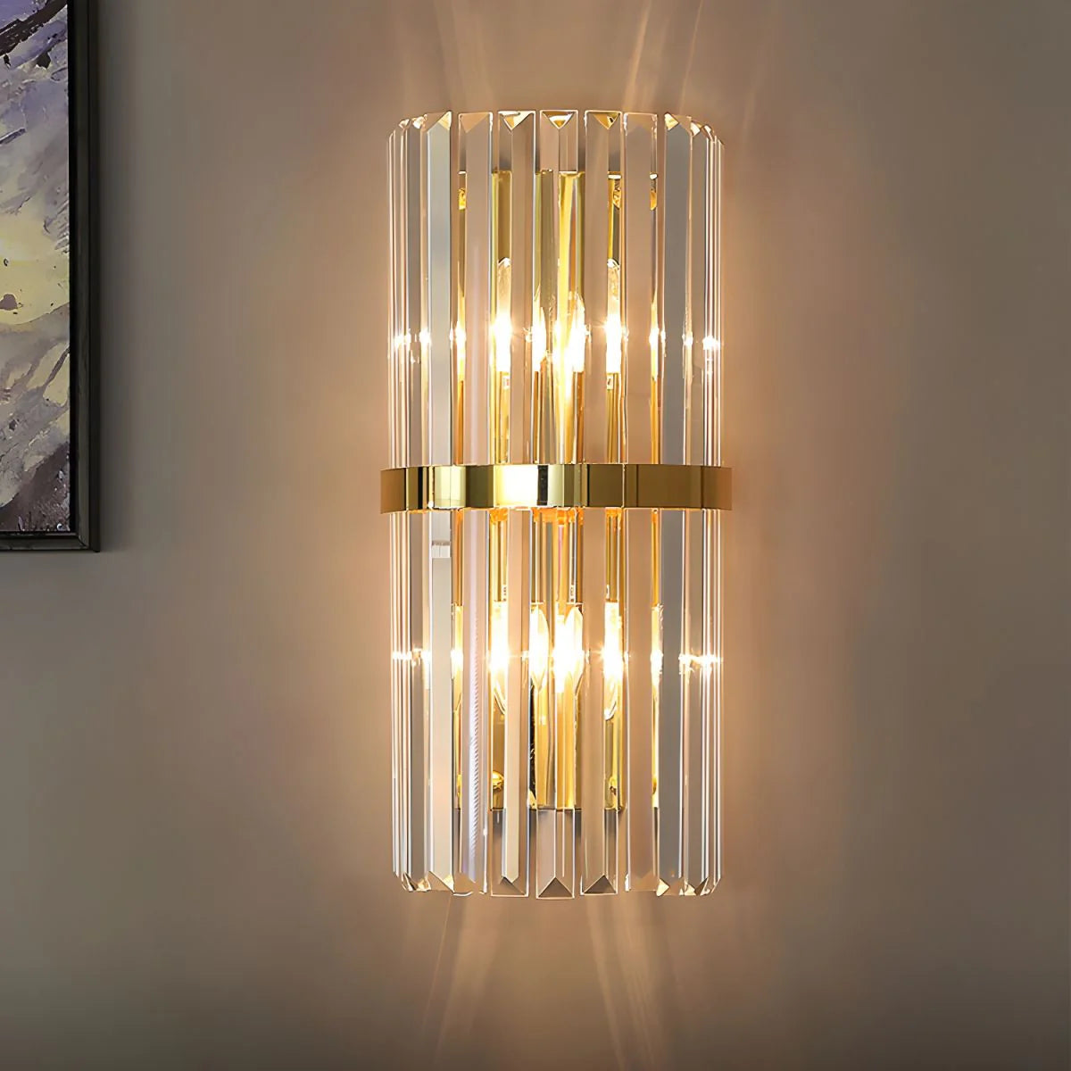 Modern Chic Stainless Steel Luxurious Wall Light
