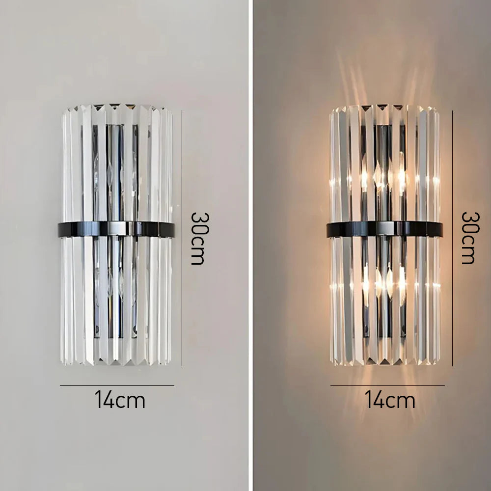 Modern Chic Stainless Steel Luxurious Wall Light