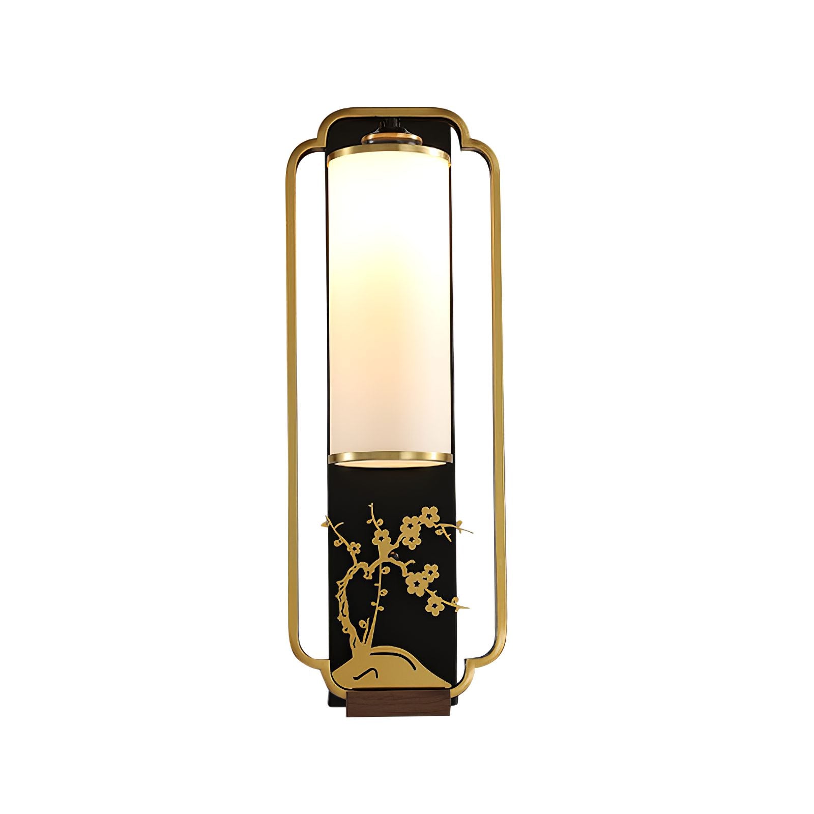 modern-chinese-wall-sconce-geometric-brass-and-white-glass-interior-accent-lighting