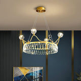 elegant-crown-design-crystal-chandelier-brass-hanging-light-with-three-color-led