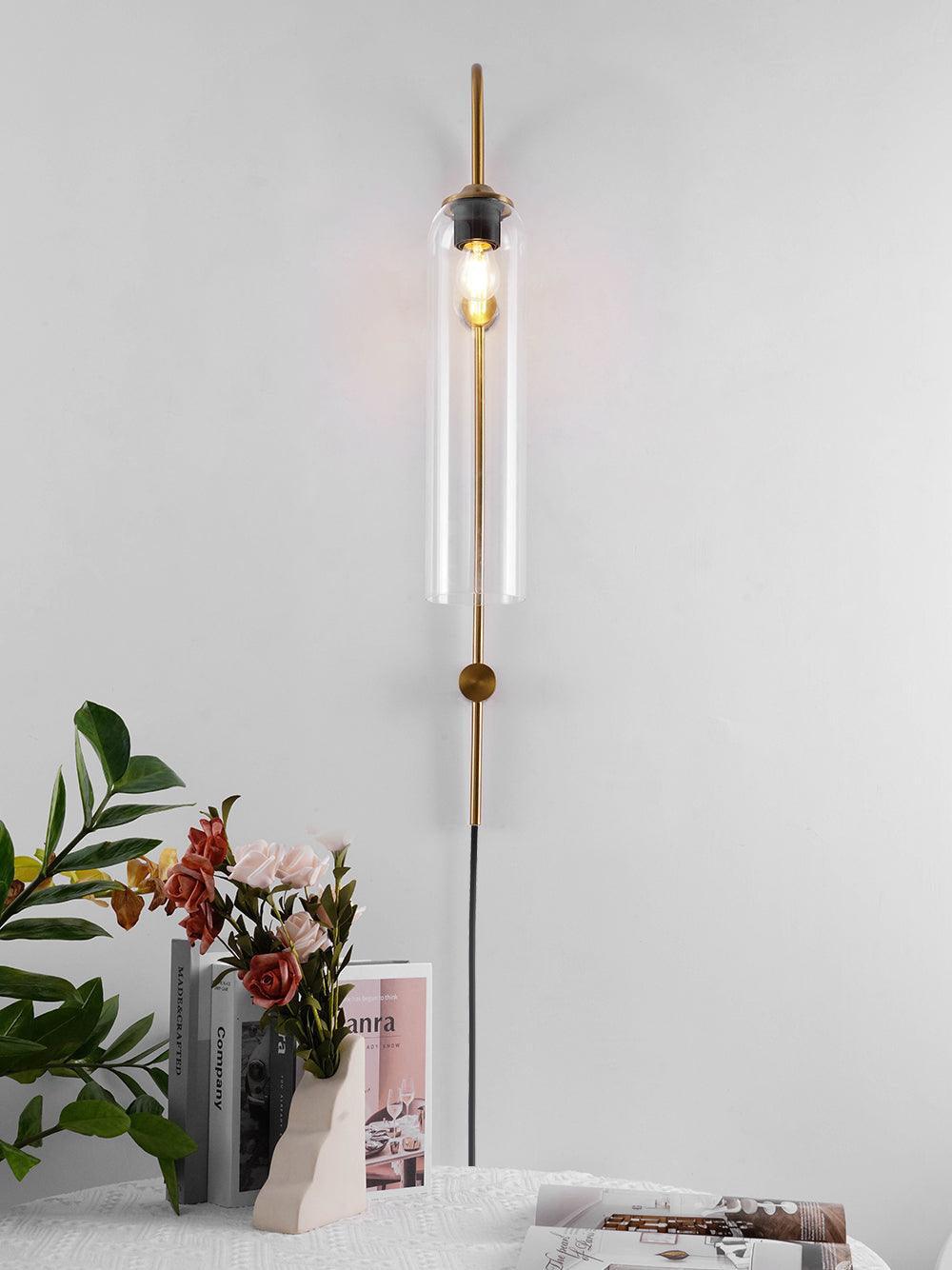 modern-cylinder-glass-wall-sconce-with-plug-in-cord-for-interior-lighting