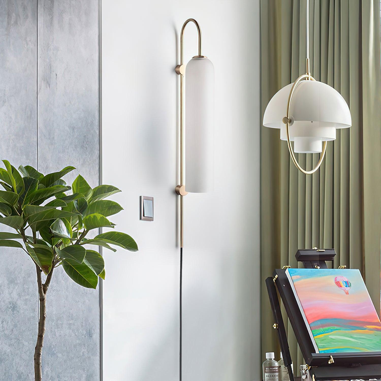 modern-cylinder-glass-wall-sconce-with-plug-in-cord-for-interior-lighting