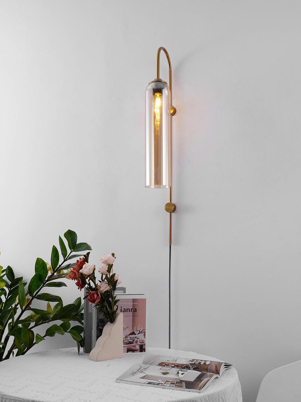 modern-cylinder-glass-wall-sconce-with-plug-in-cord-for-interior-lighting