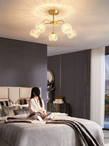 modern-gold-brass-and-textured-glass-ceiling-lamp-elegant-crystal-style-semi-flush-mount-lighting