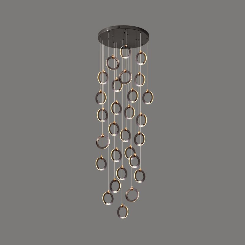 contemporary-multi-light-led-pearl-pendant-chandelier-for-living-room-and-foyer