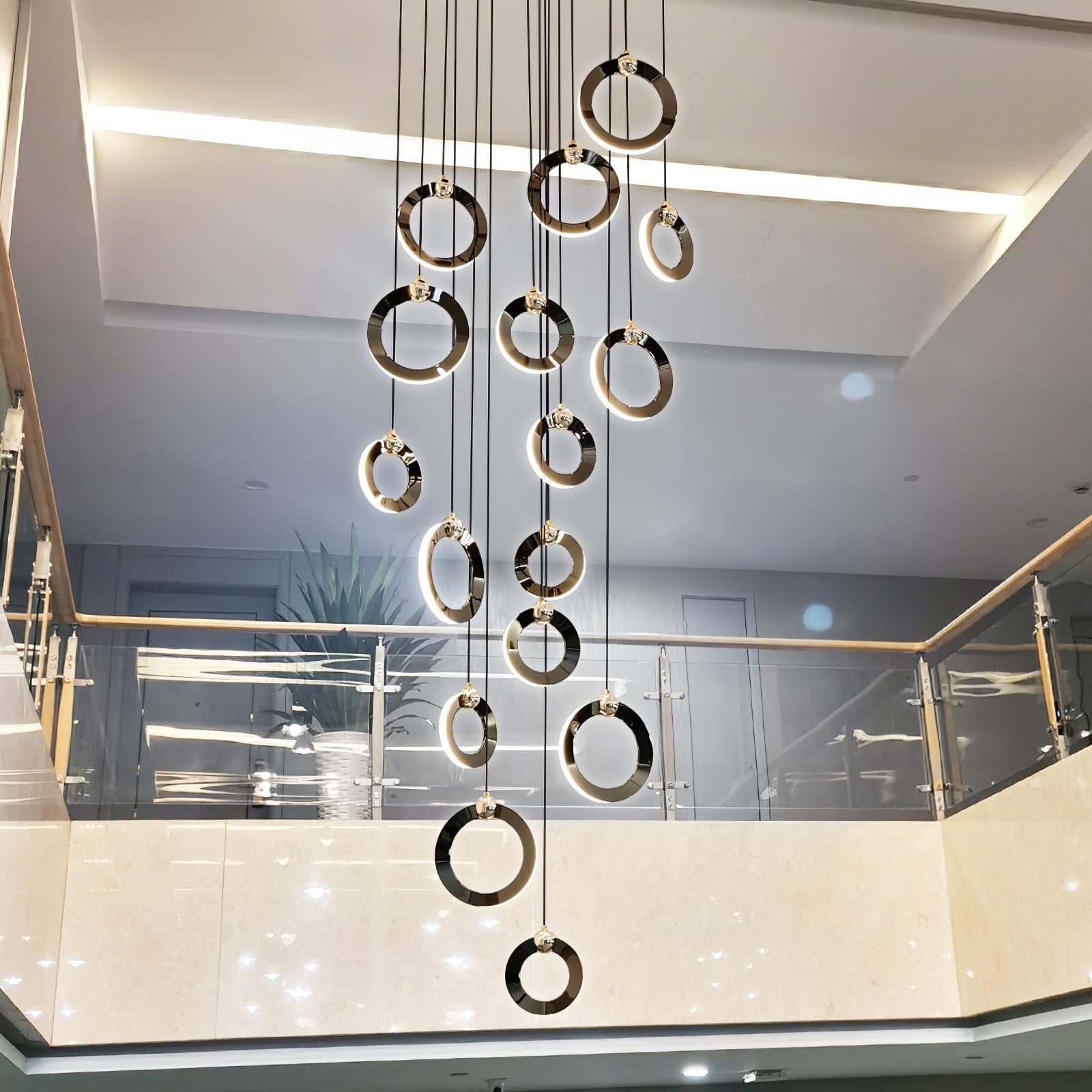 contemporary-multi-light-led-pearl-pendant-chandelier-for-living-room-and-foyer