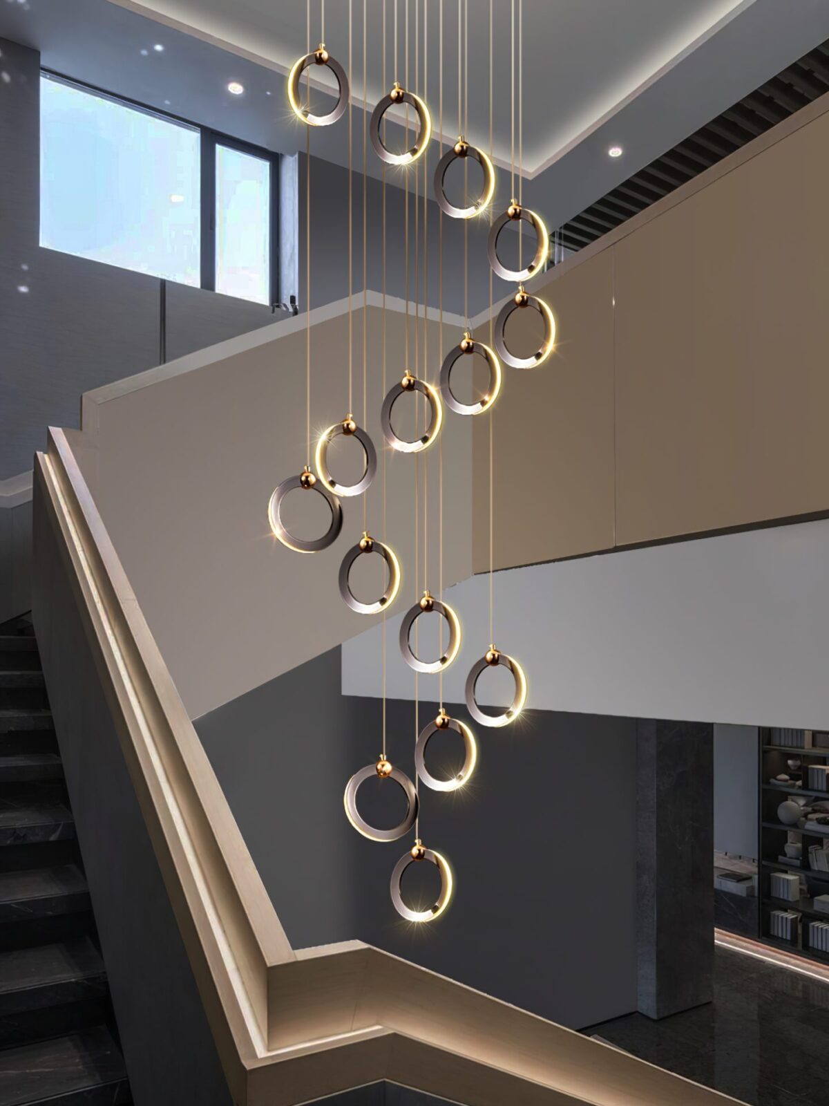 contemporary-multi-light-led-pearl-pendant-chandelier-for-living-room-and-foyer