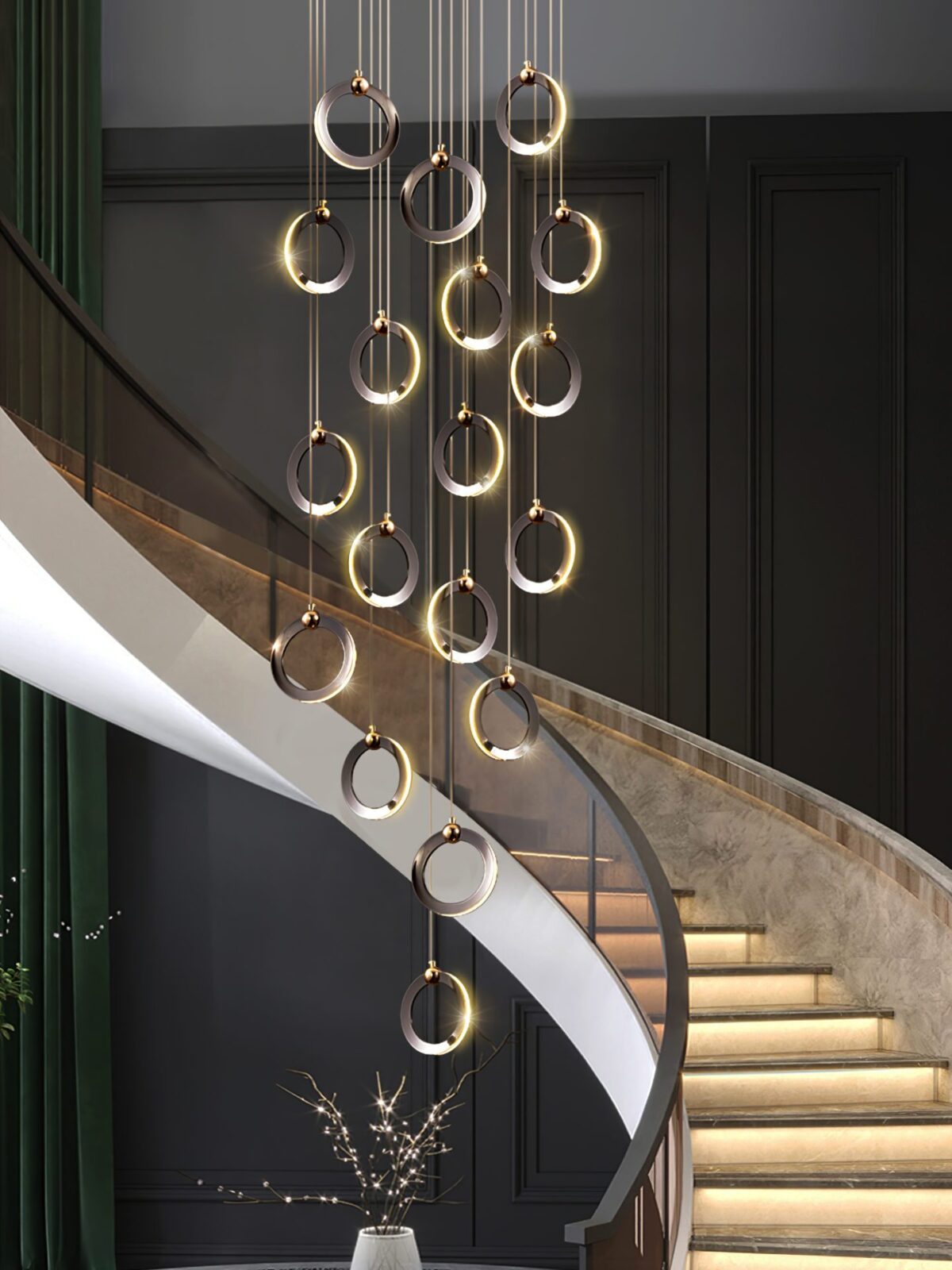 contemporary-multi-light-led-pearl-pendant-chandelier-for-living-room-and-foyer