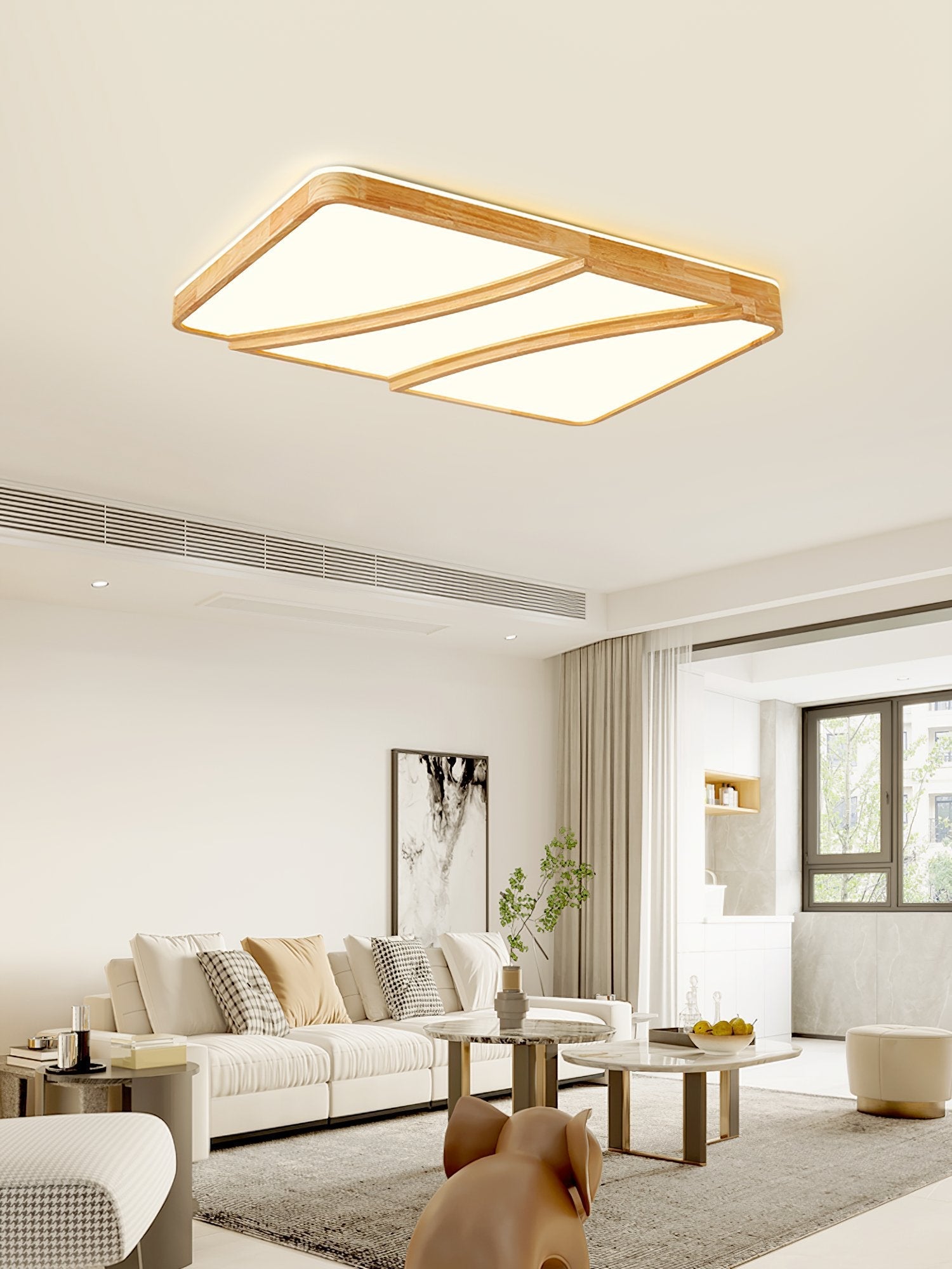 modern-rectangular-rubberwood-led-ceiling-light-fixture-for-large-spaces