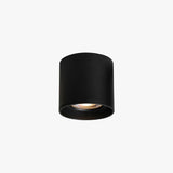 Minimalist Surface Mounted LED Ceiling Light with Aluminum Body and Ridged Accent