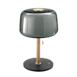 Mona Modern Glass Table Lamp with Marble Base for Elegant Interior Task Lighting
